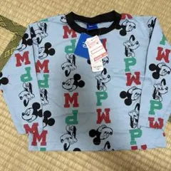 ミッキーマウス 長袖カットソー 100