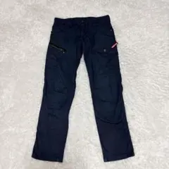 バートル BURTLE 5012 カーゴパンツ 作業着パンツ ネイビー Sサイズ