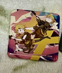 鏡音リン 鏡音レン スクエア缶バッジ ワンオポ CRECO クレコ