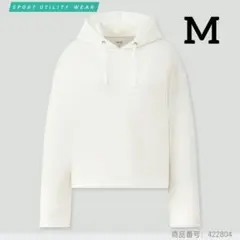 UNIQLO ドライソフトスウェットプルパーカ Mサイズ ホワイト