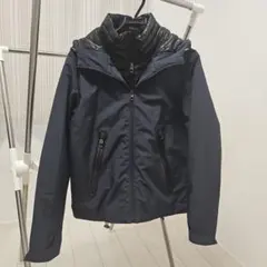 れいん様専用 ZARA ネイビー フード付き ダウンジャケット