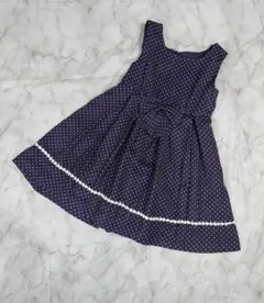 キャサリンコテージ　こども　女子　ワンピース　110　 水玉　ドット