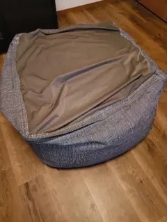 無印良品　デニムカバー　ビーズクッション 65x65x43cm