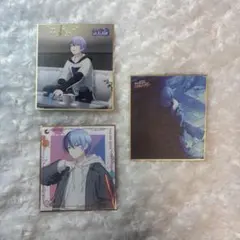 青柳冬弥 ミニ色紙 3枚 まとめ売り