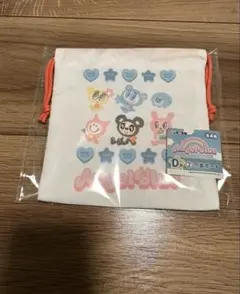 エニマイくじ エンジェルブルー D賞 巾着ポーチ