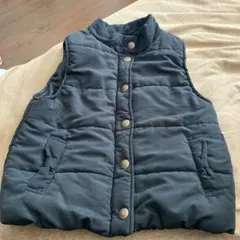 中綿　黒　ベスト　160cm アウター