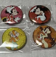 ディズニーランド　ディズニー　缶バッジ