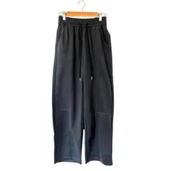 大人気 ワイドパンツ ブラック S スウェット カジュアル 超美品