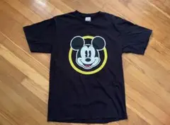 アメリカ 古着 Disney ミッキーマウス Tシャツ 黒 ブラック Mサイズ