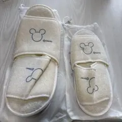 Disney ミッキーマウス スリッパ 2サイズ