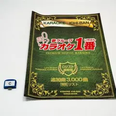 カラオケ1番 一番 3000曲追加曲カートリッジC曲リスト冊子 yk3008