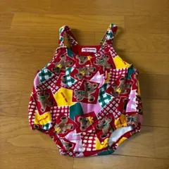 ミキハウス　ダルマ　カバーオール　レトロ