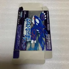 【ゲームボーイアドバンス】ポケットモンスターサファイア 空箱