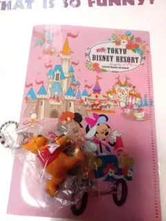 くまのプーさん　ヴィンテージフィギュア　クリアファイルつき