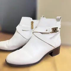 MICHAEL KORS マイケルコース ショートブーツ オフホワイト 箱付き