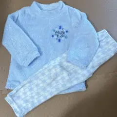 ユニクロ　エルサとアナのフリースパジャマ110cm