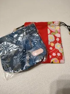 ちりめん巾着 セット まとめ売り 花柄 小物入れ