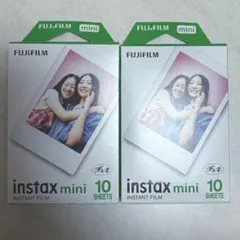 Fujifilm instax mini インスタントフィルム 10x2シート