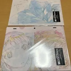 ダイナゼノン スタッフセレクト各話題原画クリアファイル　3枚セット+ステッカー