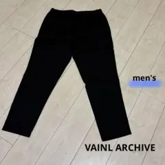 VAINL ARCHIVE ブラック スラックス ゴムウエストのサムネイル
