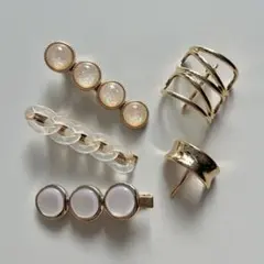 ゴールドヘアアクセサリーセット