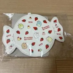 すみっコぐらし　サクマいちごみるくキャンディ　ダイカットパスケース