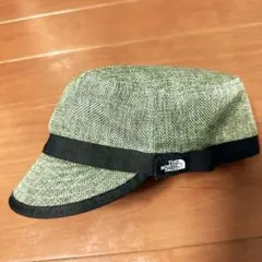 ノースフェイス　ハイクキャップ　ハイクハット キッズ　M グリーン