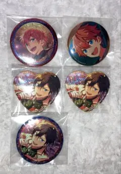 あんスタ 缶バッジ とるパカ 明星 スバル 氷鷹 北斗 トリスタ