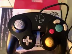 ☆Nintendo ゲームキューブ コントローラ スマブラブラック　美品