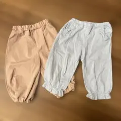 100 ズボン2枚セット　女の子