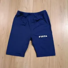 フィンタ　サッカー　ショートスパッツ　ジュニア１６０サイズ　ネイビーのサムネイル