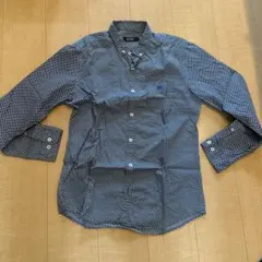 BURBERRY BLACK LABEL 水玉模様 長袖シャツ サイズ2