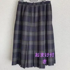 レリアン　Leilan チェック柄 プリーツスカート 2枚セット