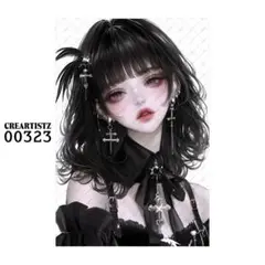 00323 ガール ペーパー/ステッカー 4枚 CREARTISTZ