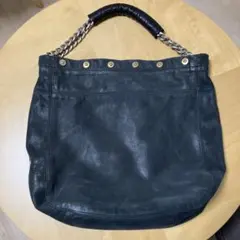 FURLA フルラ トートバッグ　ワンハンドル　チェーンハンドル　レザー　本革