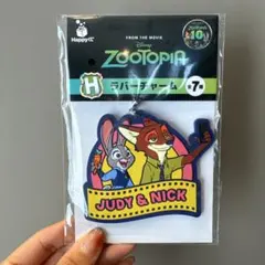 Happyくじ ズートピア H賞 ラバーチャーム ジュディ＆ニックのサムネイル