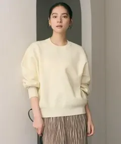 Beauty&Youth　ミラノリブ ボリュームスリーブ プルオーバー