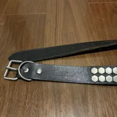 ハ*ク様 スタッズ付き黒ベルト FAT ベルトのサムネイル