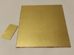 色紙 『金の赤色』 金箔 24.3×27.2cm 【C5】 色紙 書道 作品用
