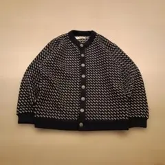 RARE 80s L.L.BEAN バーズアイ カーディガン メンズ合わせのサムネイル