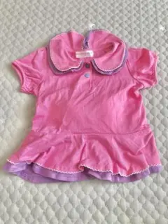 ディズニー　デイジー　なりきり　コスプレ　ベビー　Tシャツ　ポロシャツ　80