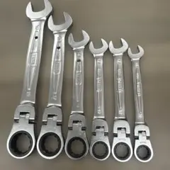 トネ(TONE) 首振ラチェットめがねレンチセット 内容６点