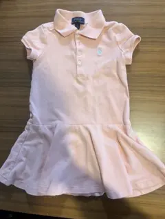 Polo Ralph Lauren ピンク ポロワンピース 4/4T