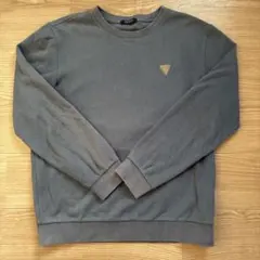 最終値下げGUESS ブルー　トレーナー Lサイズ