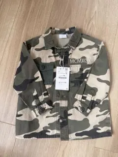 ZARA 迷彩 シャツジャケット 98 新品未使用 薄手アウター