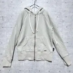 u137 PICCIN ジップアップパーカー シンプル カジュアル ナチュラルのサムネイル