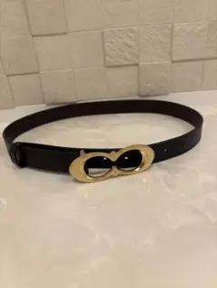 COACH ベルト ブラック ゴールド金具