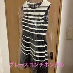 GRACE CONTINENTAL ノースリーブひざ丈ワンピース