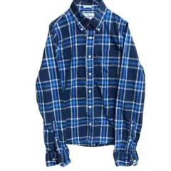 アバクロンビー&フィッチ　メンズトップス　青　M　シャツ　長袖　春秋【2103】