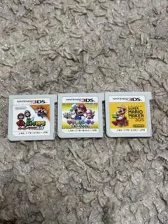 ニンテンドー3DS マリオ　ソフト 3本セット　カセットのみ